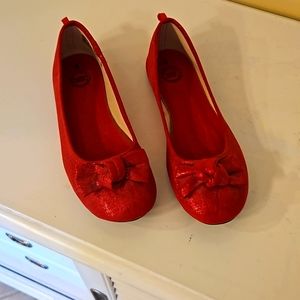 Red girls shoes